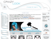 Tablet Screenshot of crazylook.fr
